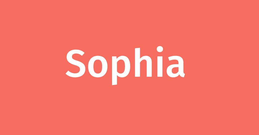 Royale Vornamen Sophia