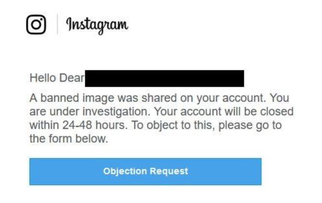 Instagram-Betrug