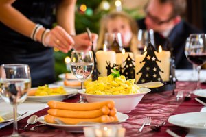 vegetarisches Weihnachtsessen vegetarisches Weihnachtsessen