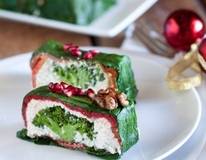vegetarisches Weihnachtsessen vegetarisches Weihnachtsessen