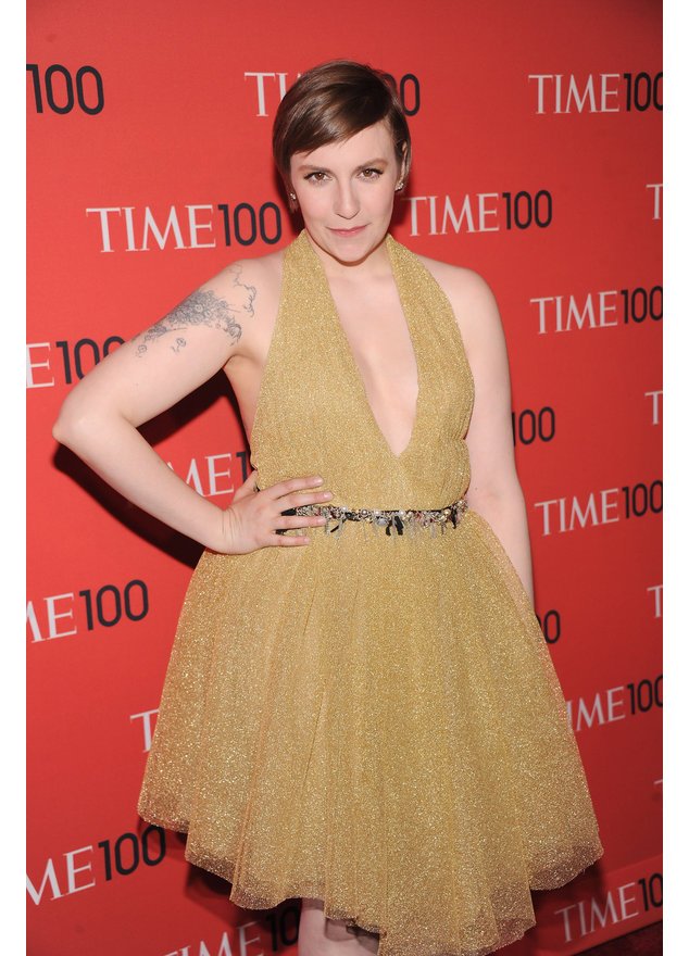 Lena Dunham im Kleid Lena Dunham im Kleid