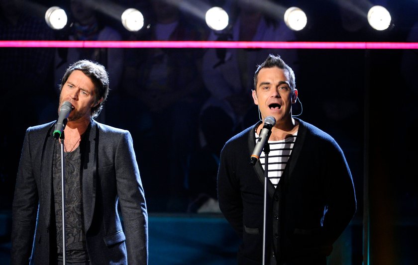 Howard Donald mit Robbie Williams.