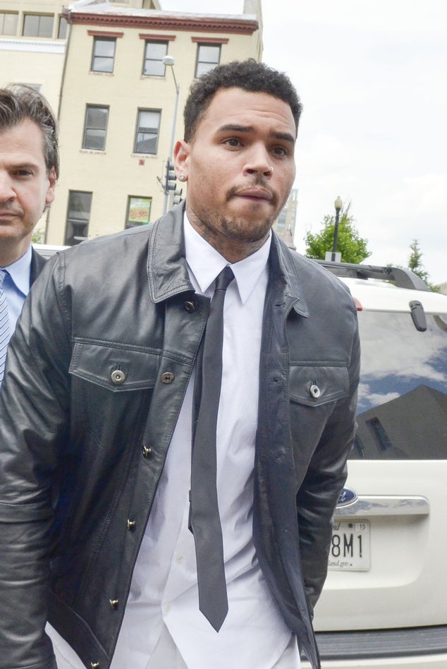 Chris Brown vor einer Anhörung Chris Brown vor einer Anhörung