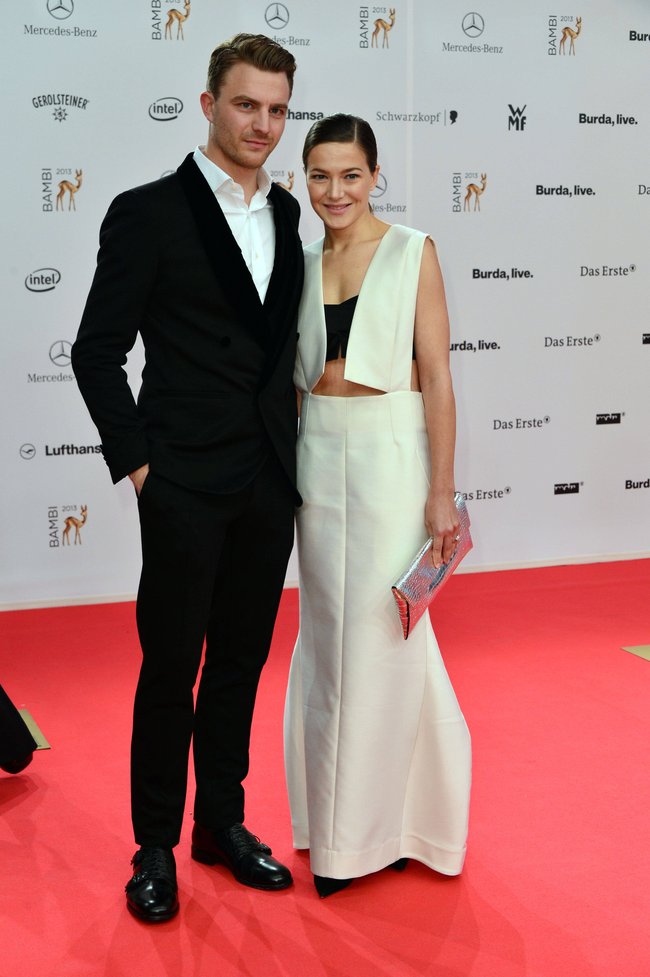 Hannah Herzsprung mit ihrem Mann Henrik beim Bambi 2013.