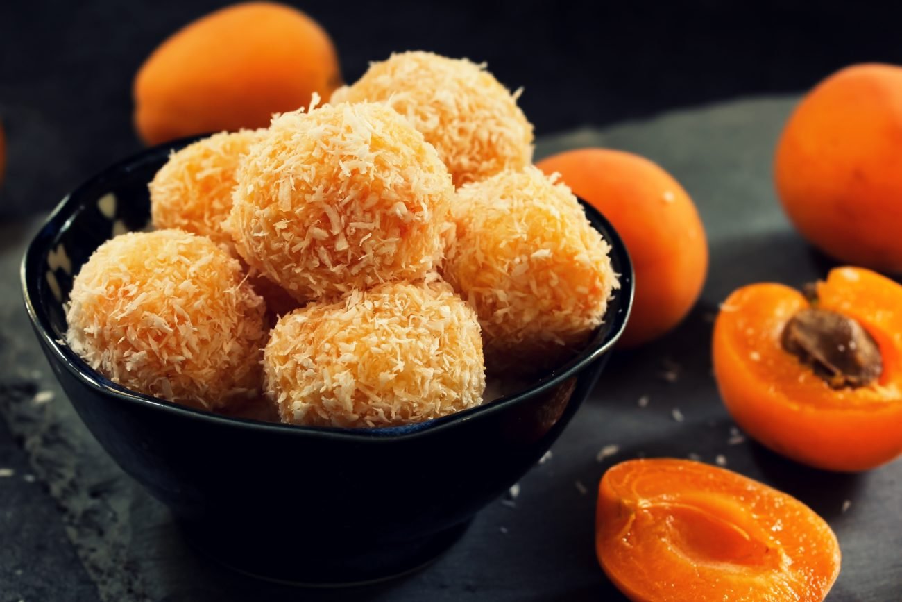 Aprikose Kokos Energy Balls Aprikose Kokos Energy Balls