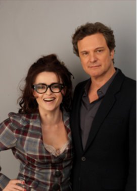 Colin Firth und Helena Bonham Carter sind King George und Queen Mum. Colin Firth und Helena Bonham Carter sind King George und Queen Mum.