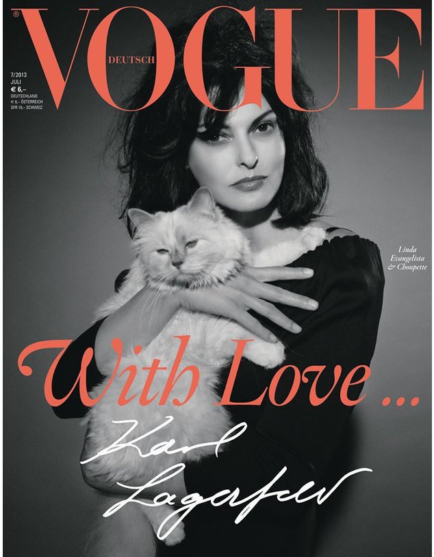 Karl Lagerfeld ist Thema der Juli-Vogue Karl Lagerfeld ist Thema der Juli-Vogue