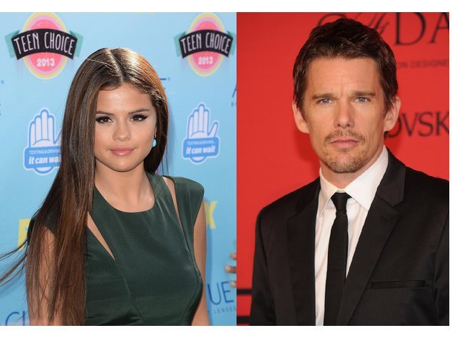 Selena Gomez und Ethan Hawke posieren auf dem roten Teppich Selena Gomez und Ethan Hawke posieren auf dem roten Teppich