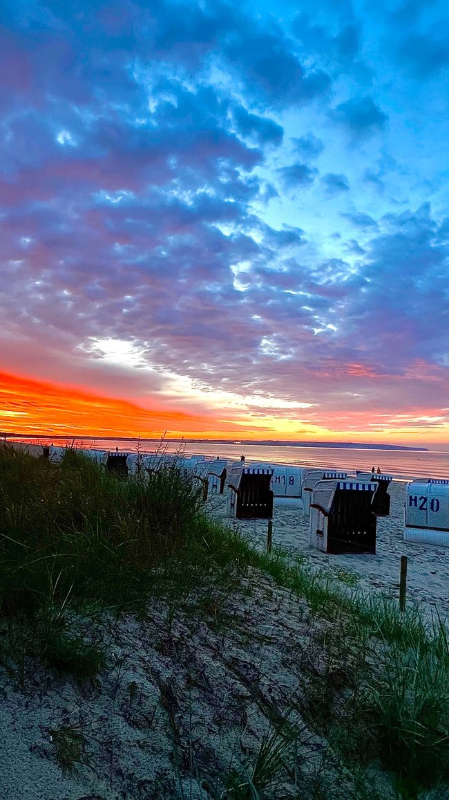 Sonnenuntergang Binz