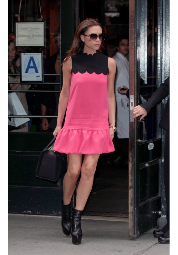 Posh Spice unterwegs in New York. Posh Spice unterwegs in New York.