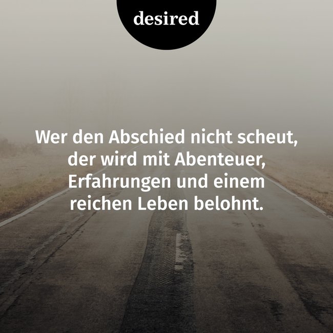 Abschiedssprüche Desiredde