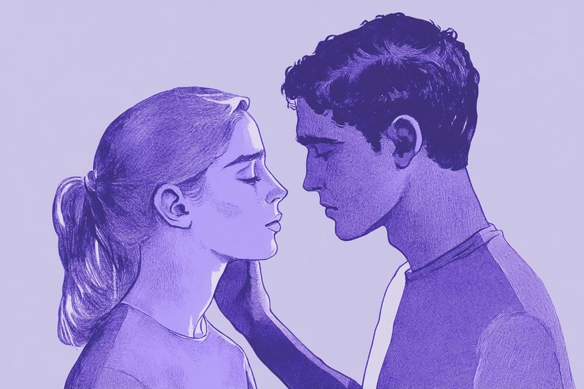 Illustration eines Paares
