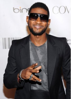 Usher und seine Ex sind gute Freunde Usher und seine Ex sind gute Freunde