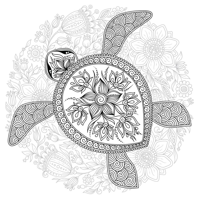 Schildkröte-Tattoo-Vorlagen