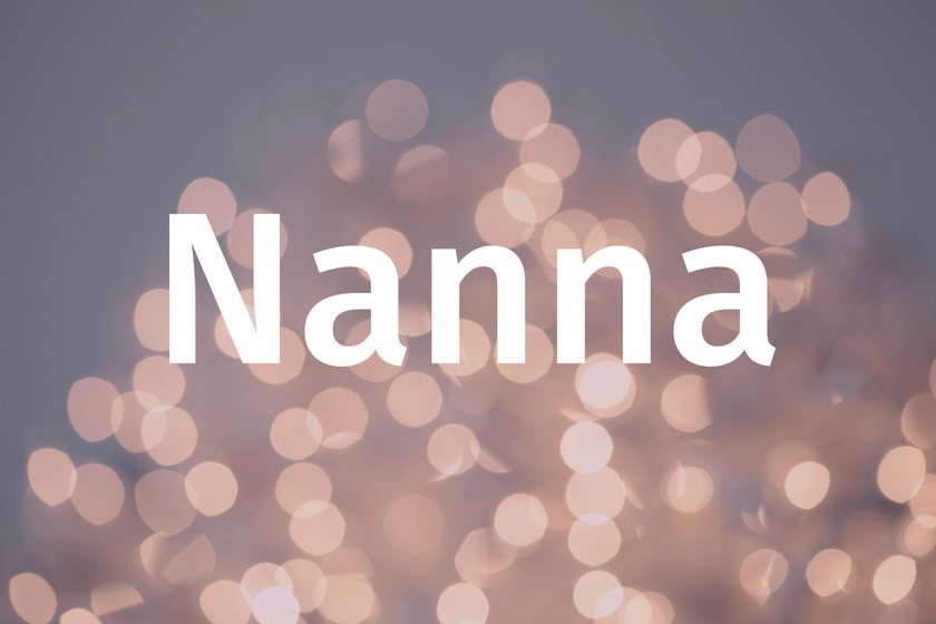 Name Nanna