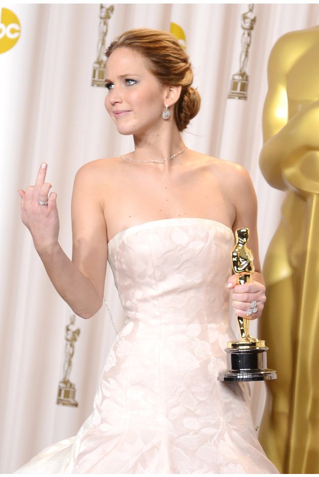 Jennifer Lawrence bei der Oscarverleihung Jennifer Lawrence bei der Oscarverleihung
