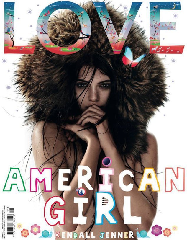 Kendall Jenner auf dem „Love“-Magazin Kendall Jenner auf dem „Love“-Magazin