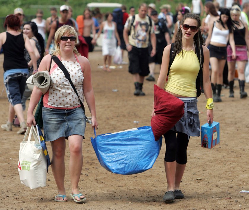 Ikea Tasche auf Festival