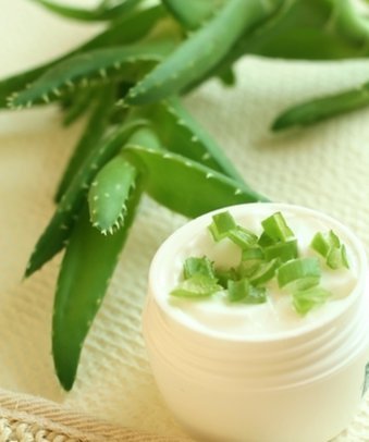 Aloe Vera wird in der Kosmetik häufig verwendet Aloe Vera wird in der Kosmetik häufig verwendet