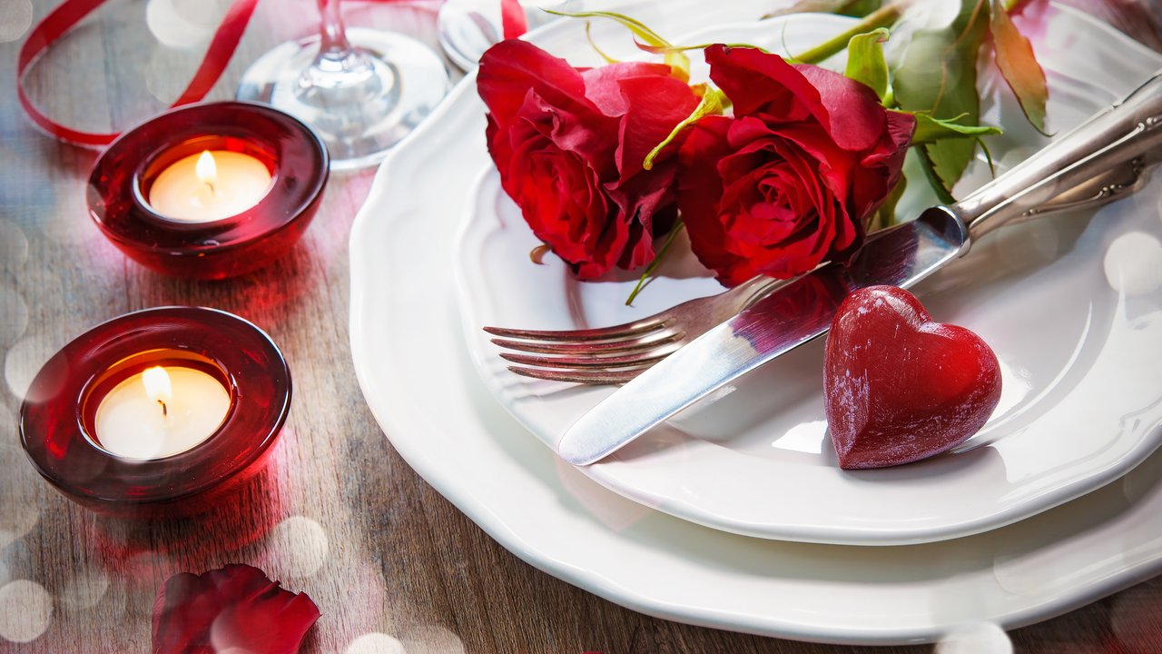 Tisch romantisches Dinner