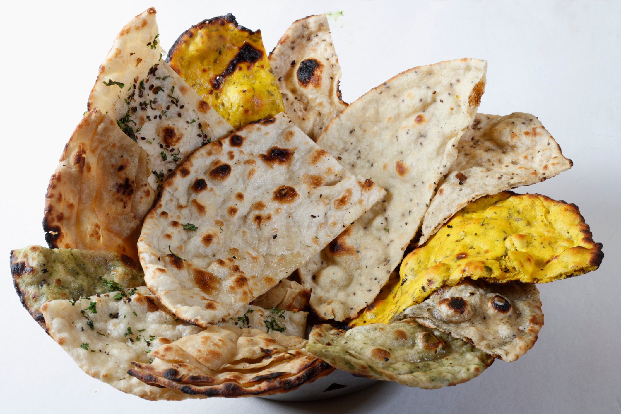 Naan lässt sich vielseitig kombinieren. Naan lässt sich vielseitig kombinieren.