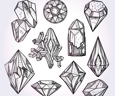 Diamant-Tattoo Vorlage 1