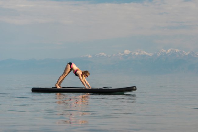 Weltyogatag Yoga Surfen