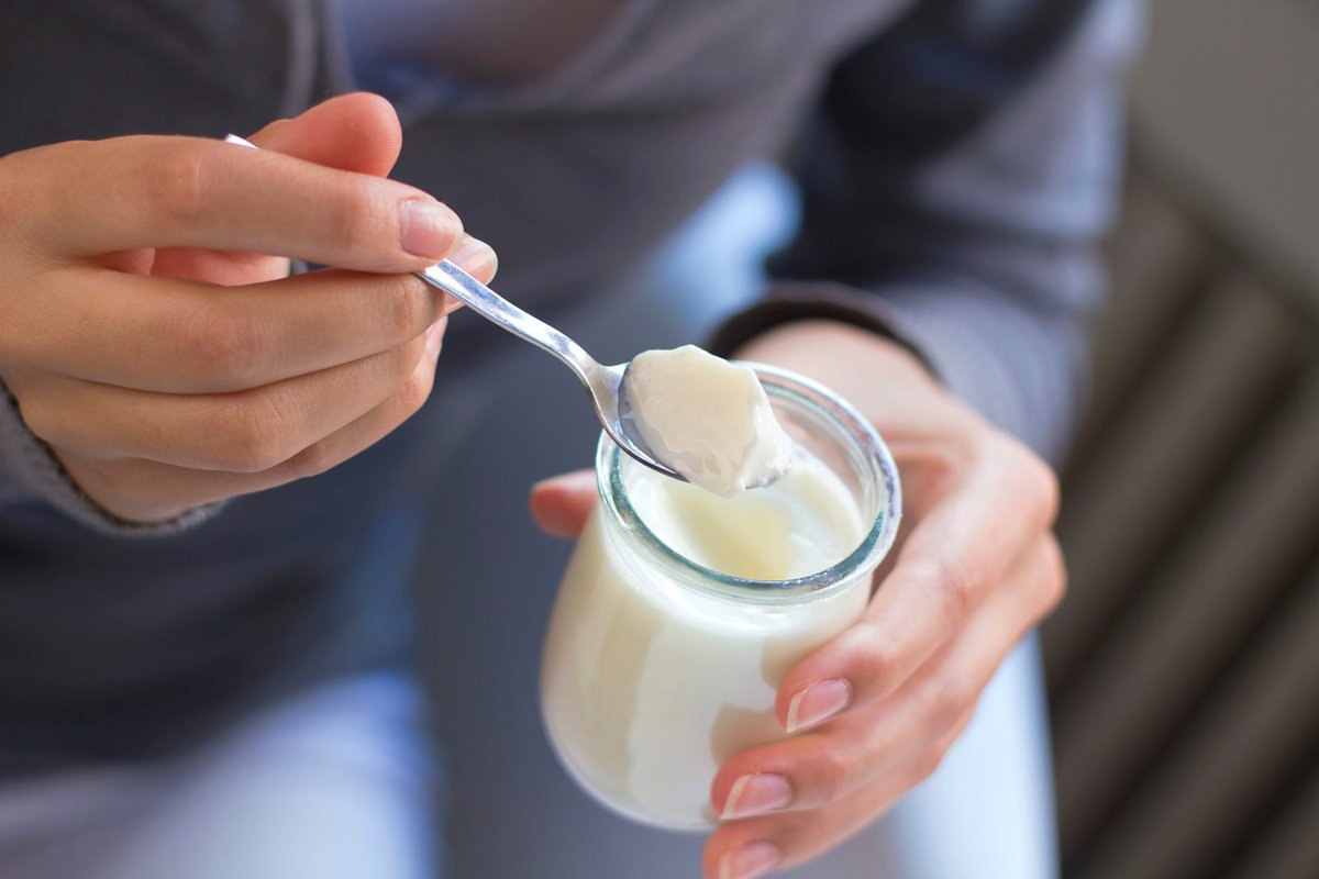 Fettarmes Joghurtprotein wie zur Gewichtsreduktion