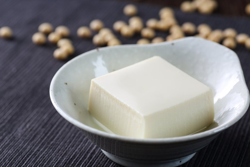 Verwende frischen Tofu aus dem Asia-Shop!