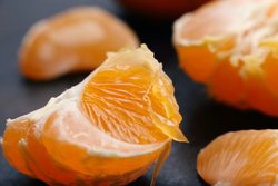 Geschälte Mandarine Geschälte Mandarine