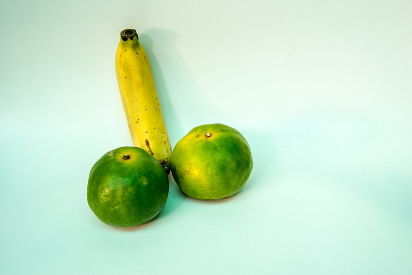 Penis aus Früchten