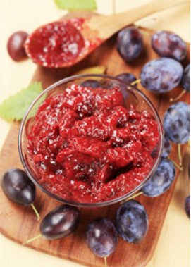 Fruchtiges Chutney mit Pflaumen Fruchtiges Chutney mit Pflaumen