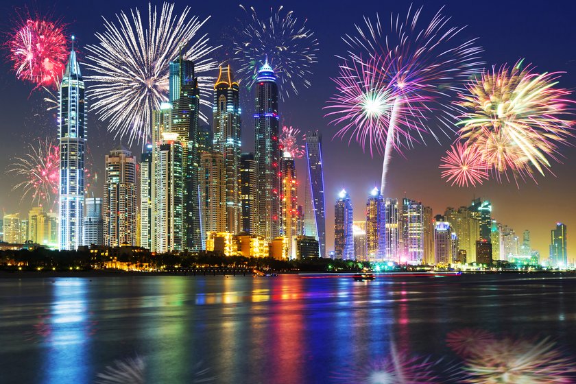 Dubai Silvester Feuerwerk