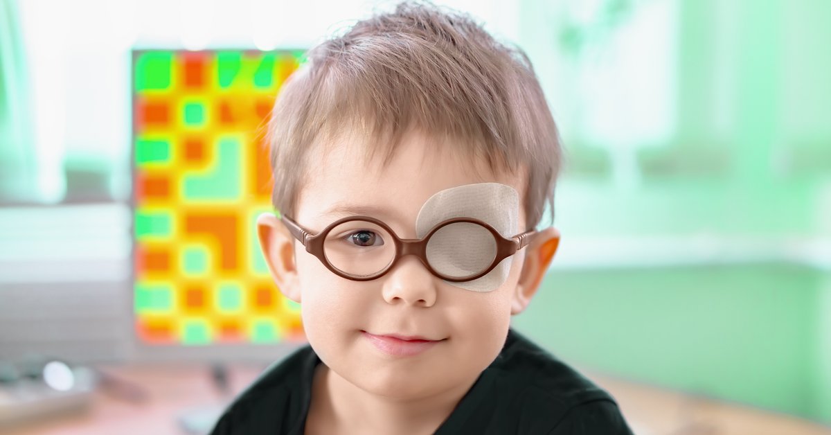 Augenpflaster für Kinder: Warum wird ein Auge abgeklebt?
