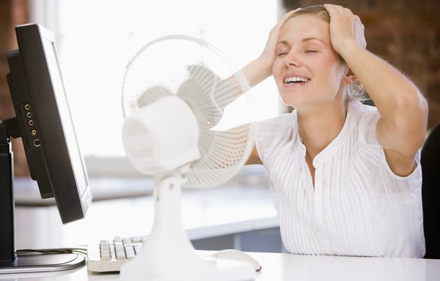 Hitze im Büro Hitze im Büro