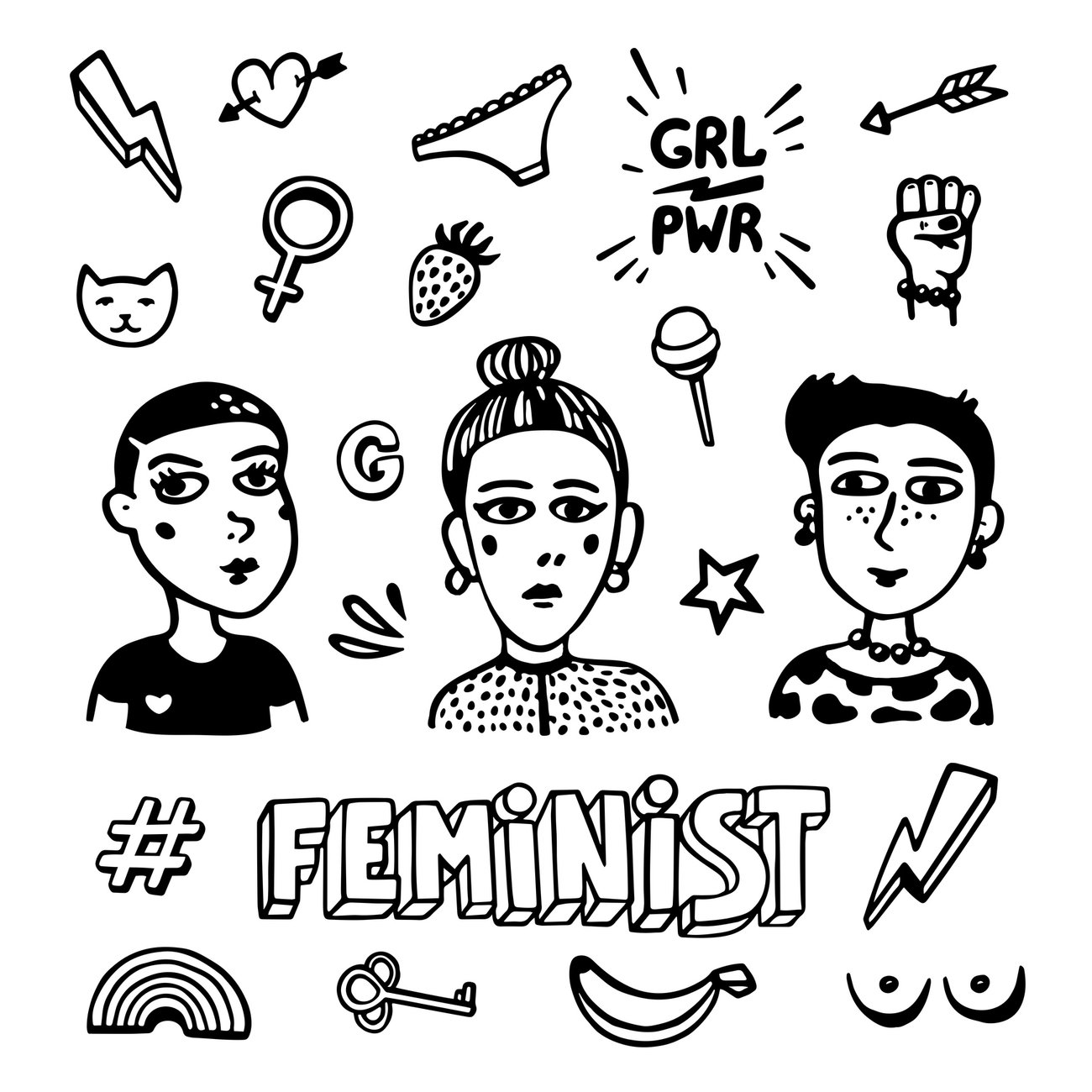 Feministische Motive Tattoos Feministische Motive Tattoos