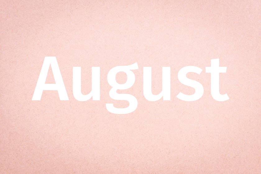 #2 Sommer-Mädchenname: August