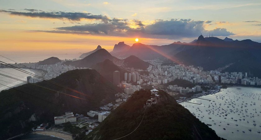 Sonnenuntergang Rio