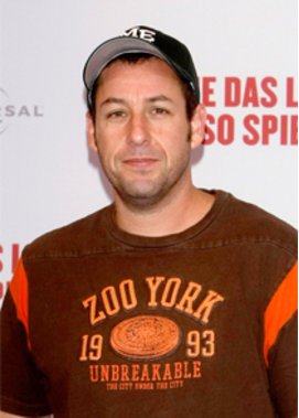 Adam Sandler ist nicht geizig. Adam Sandler ist nicht geizig.