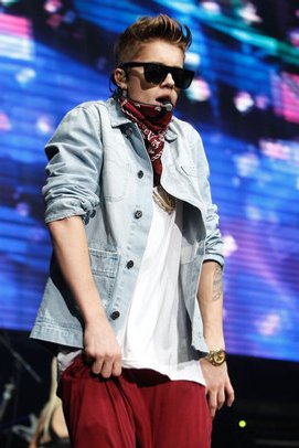 Justin Bieber gibt auf der Bühne alles Justin Bieber gibt auf der Bühne alles