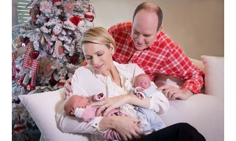 Charlène von Monaco zeigt ihre Babys Charlène von Monaco zeigt ihre Babys