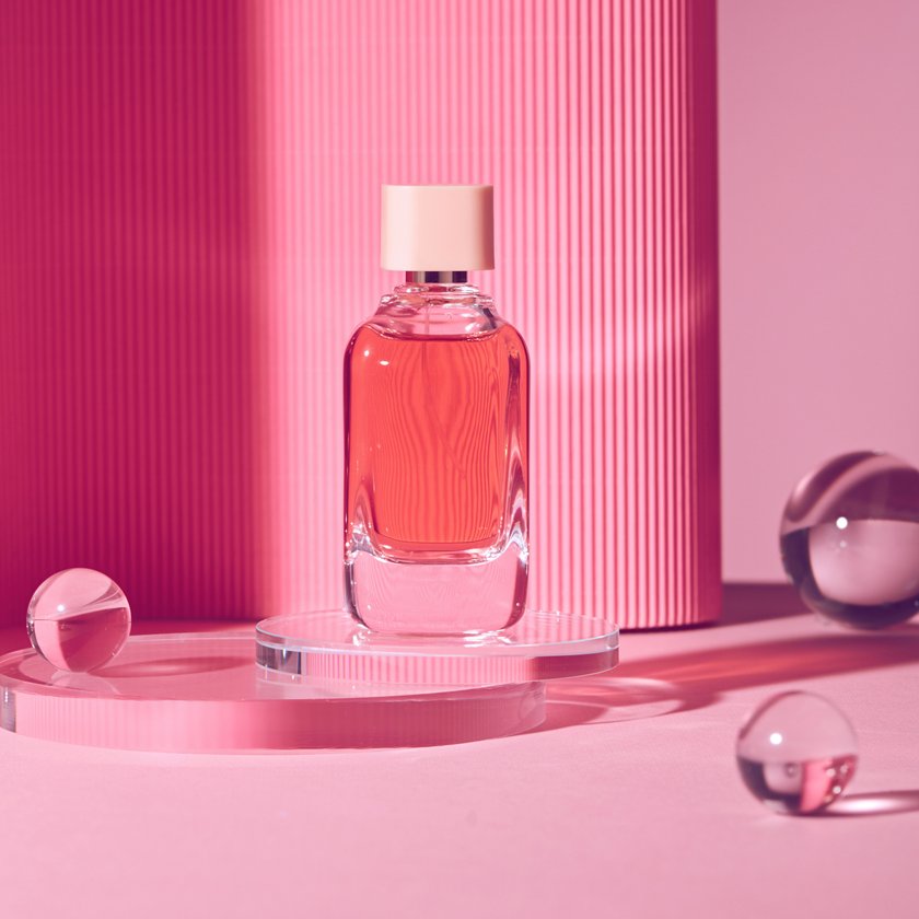 Pinker Parfum-Flakon