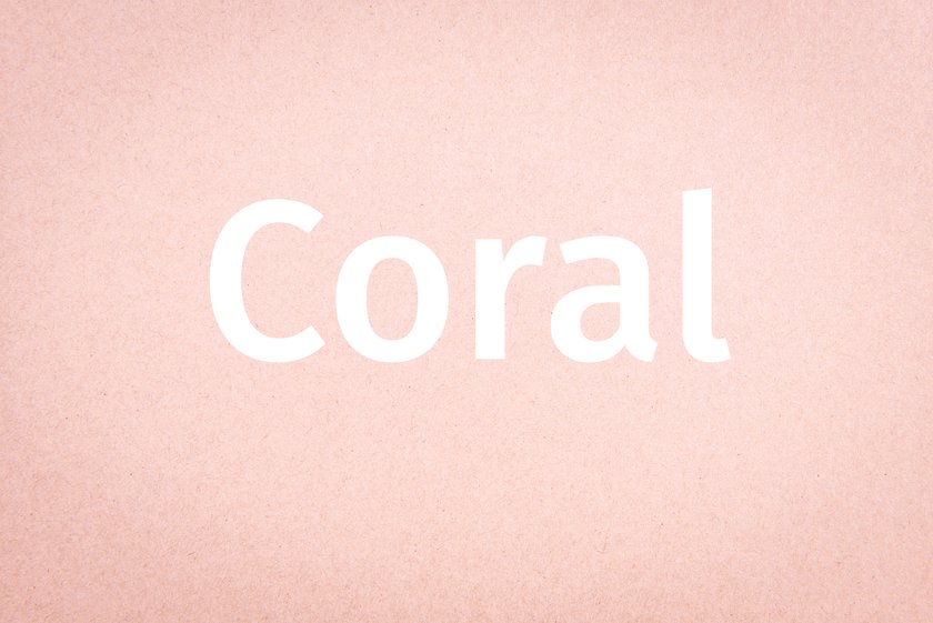 #5 Sommer-Mädchenname: Coral