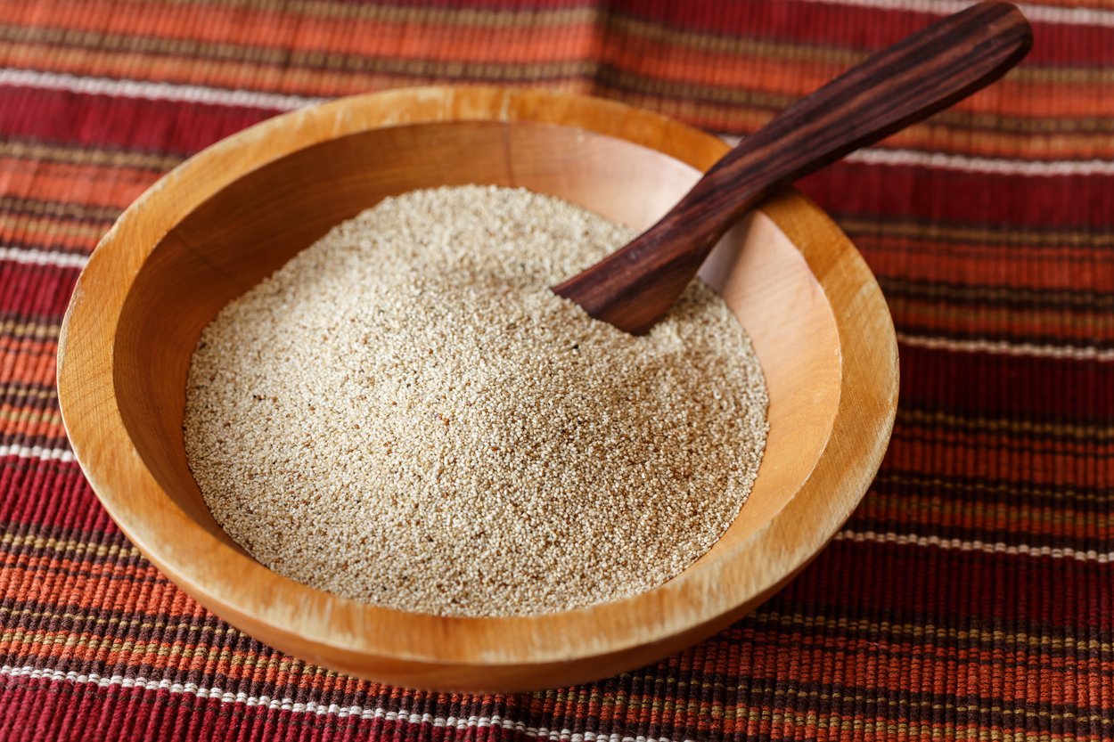 Teff Getreide hell Teff Getreide hell