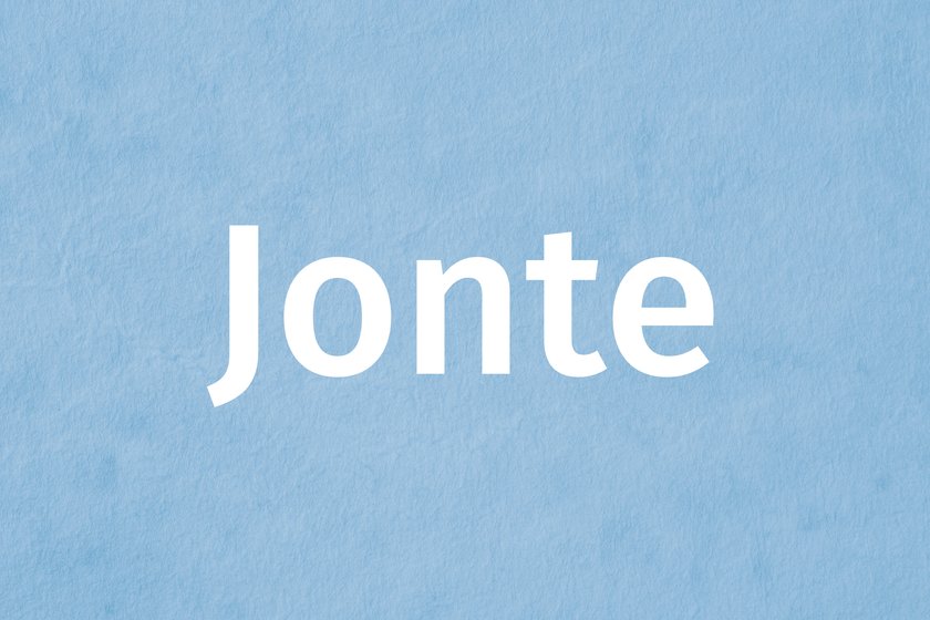 Jungenname 5 Buchstaben Jonte