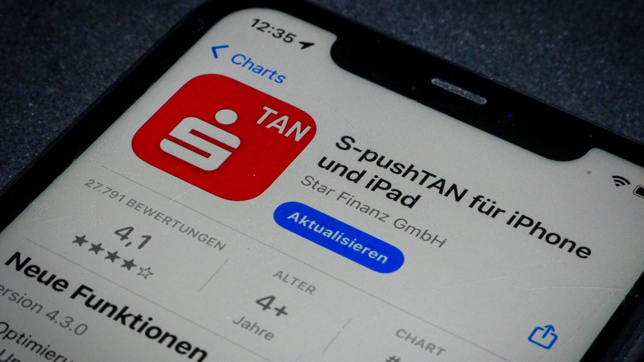 Das Online-Banking der Sparkasse läuft über die S-PushTAN-App.