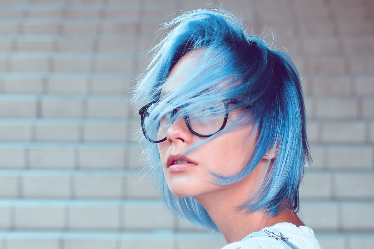 Haare Blau Farben Anleitung Produkte Tipps Desired De