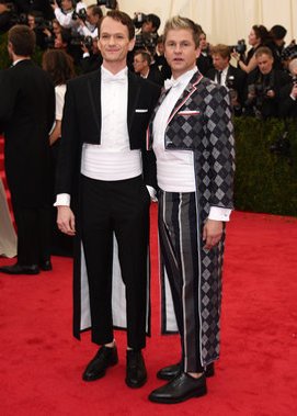 Neil Patrick Harris und David Burtka auf dem Met Ball Neil Patrick Harris und David Burtka auf dem Met Ball