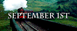Am 1. September fährt immer der Hogwarts Express! Am 1. September fährt immer der Hogwarts Express!