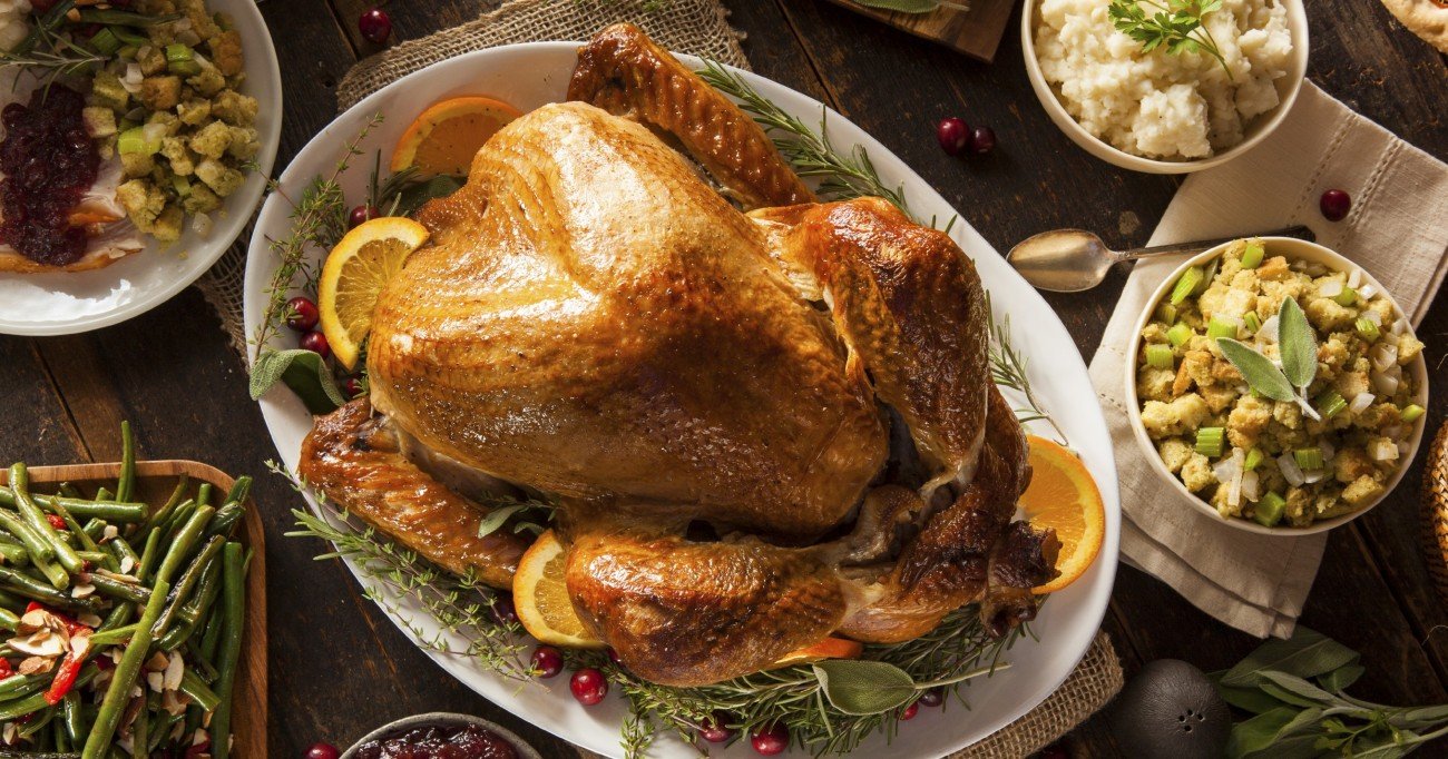 Whole Homemade Thanksgiving Turkey with All the Sides Whole Homemade Thanksgiving Turkey with All the Sides